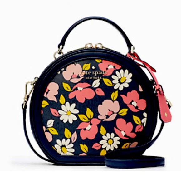 SOLD NWT Kate Spade Floral Traveler Canteen Crossbody Bag - Picture 7 of 9